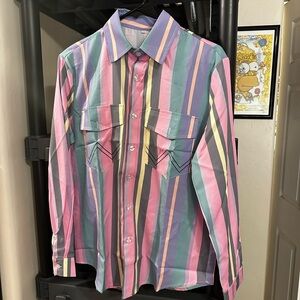 Vibrant Striped Shirt